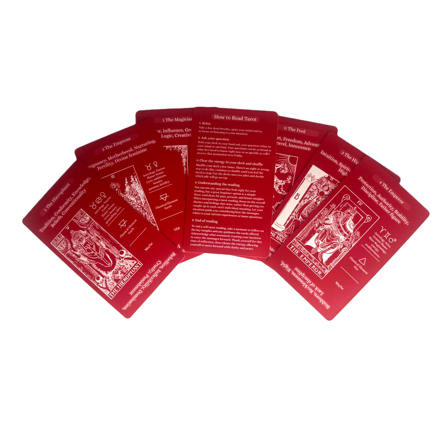 Keyword Tarot | Classic Tarot Design with helpful keywords