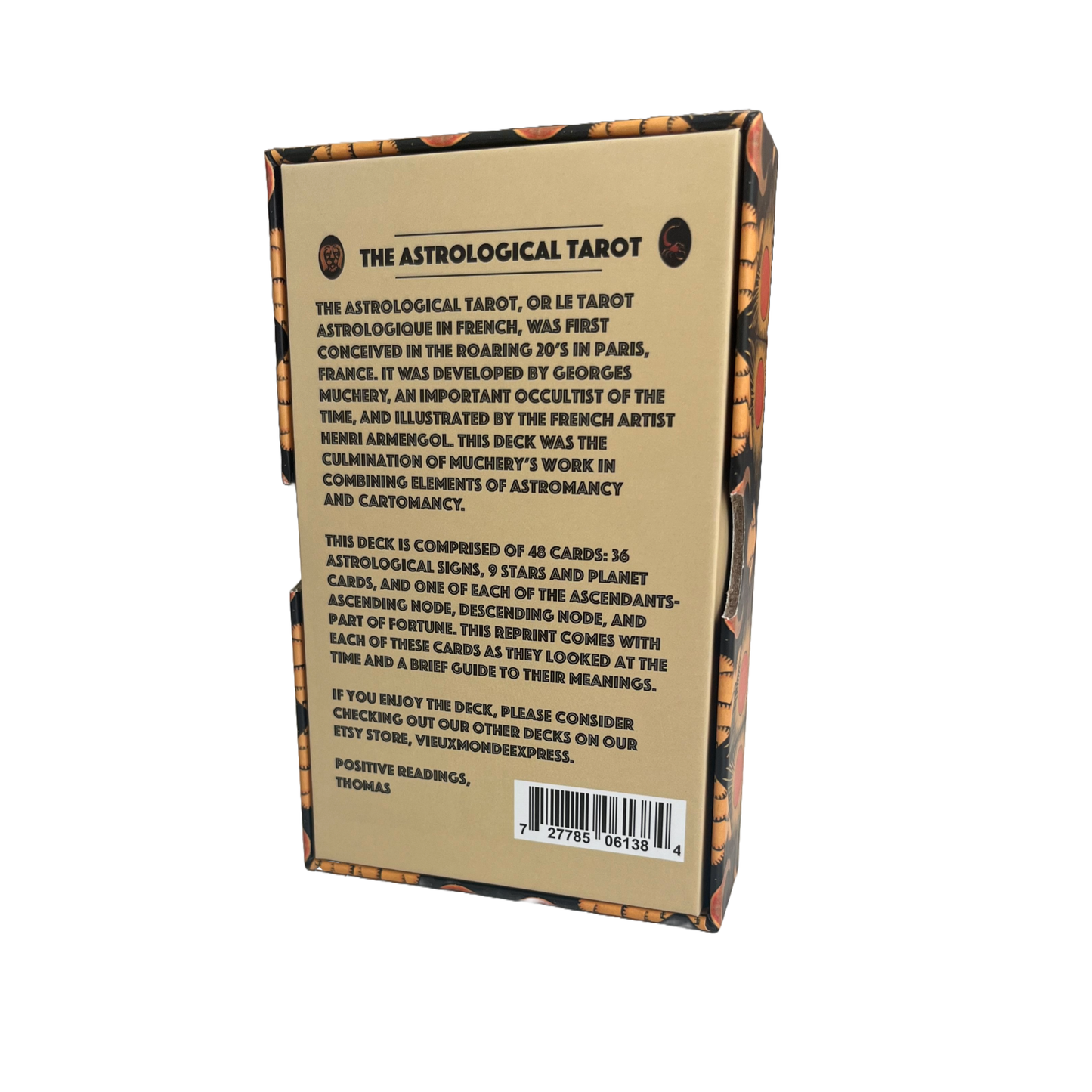 Astrological Tarot Deck with Guidebook