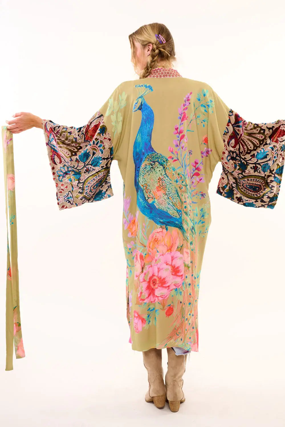 Fantasy Kimono: Vintage Olive / One Size