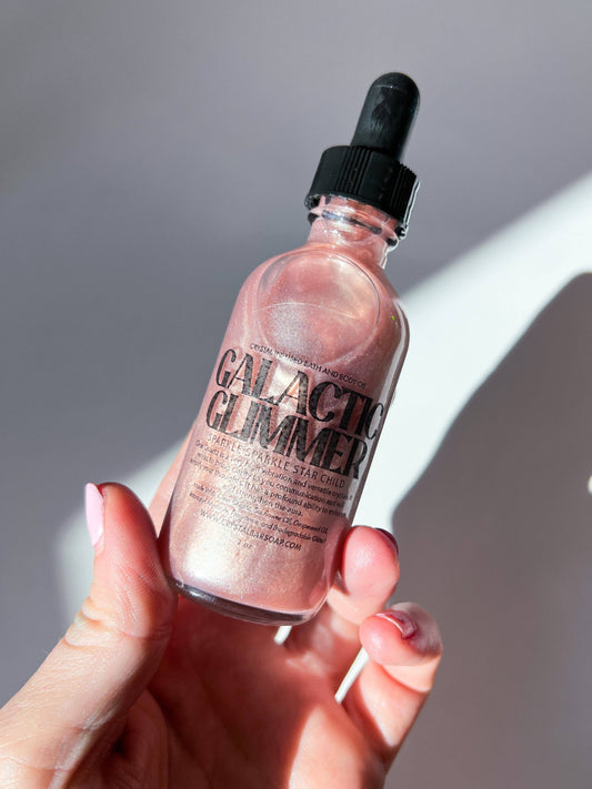 Galactic Glimmer - Bath & Body Oil (Crystal-Infused)