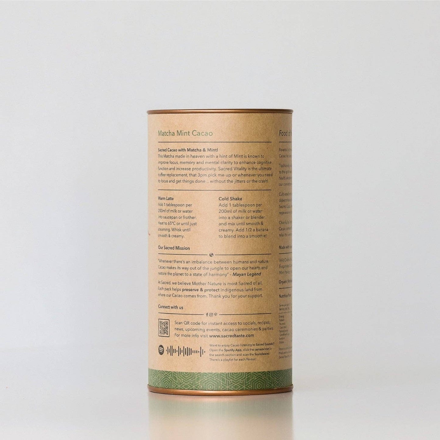 Vitality - Matcha Mint Cacao: 250g | 25 serves