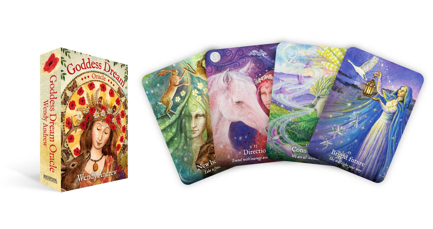 Goddess Dream Oracle: 36 Full-Color Cards & Guidebook