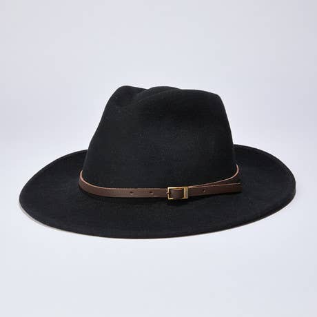 Rancher Black Festival Style Fall Felt Hat - Unisex: One size fits most