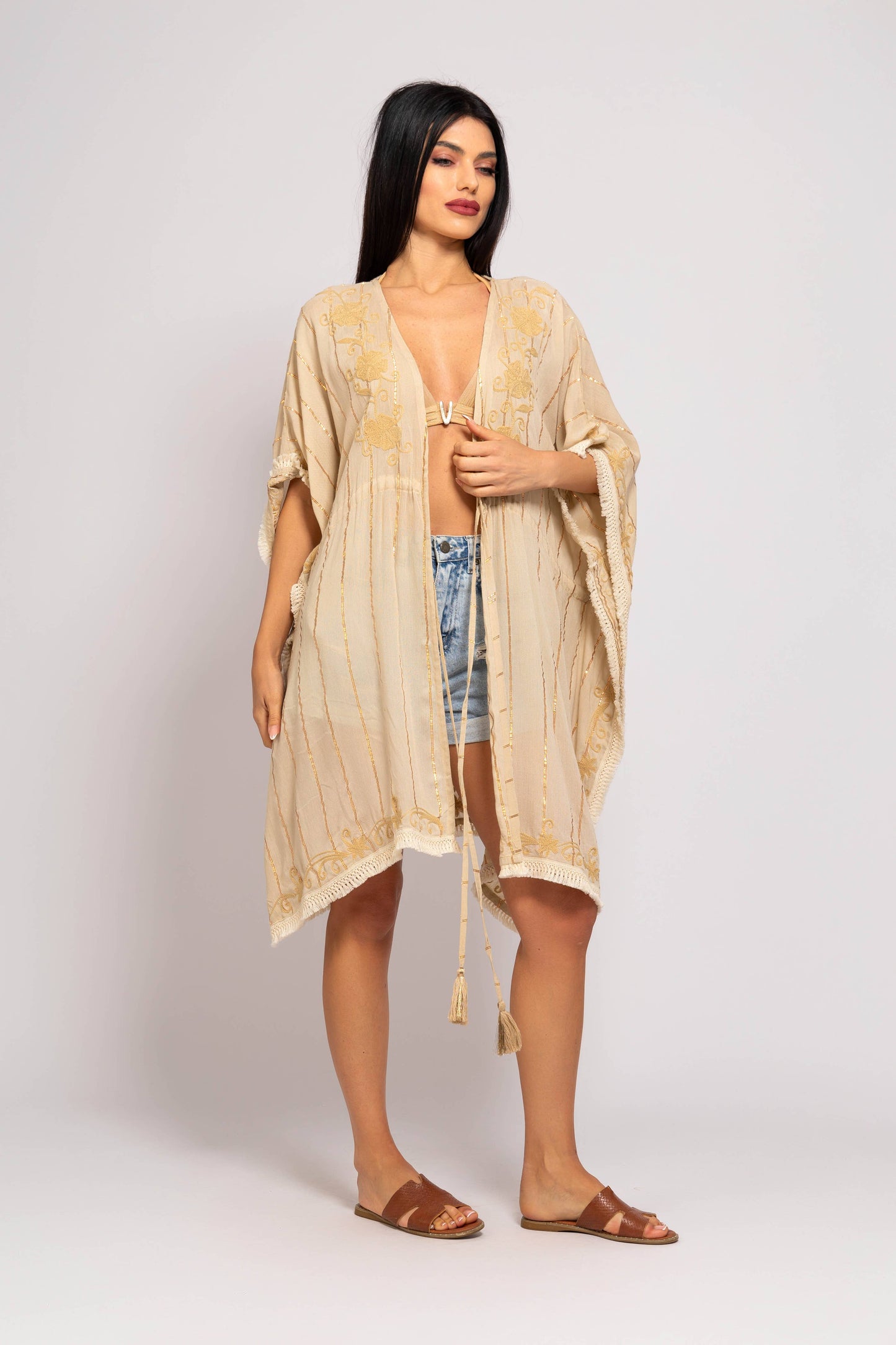 RESORT/BEACH KAFTAN COVER UP: One Size