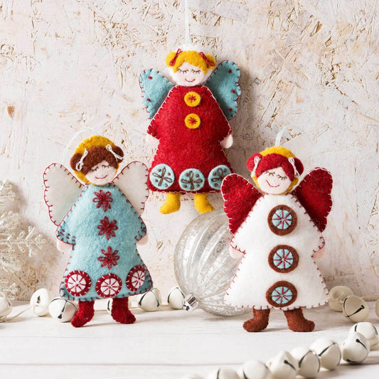 Scandinavian Angels  Felt Craft Kit: English