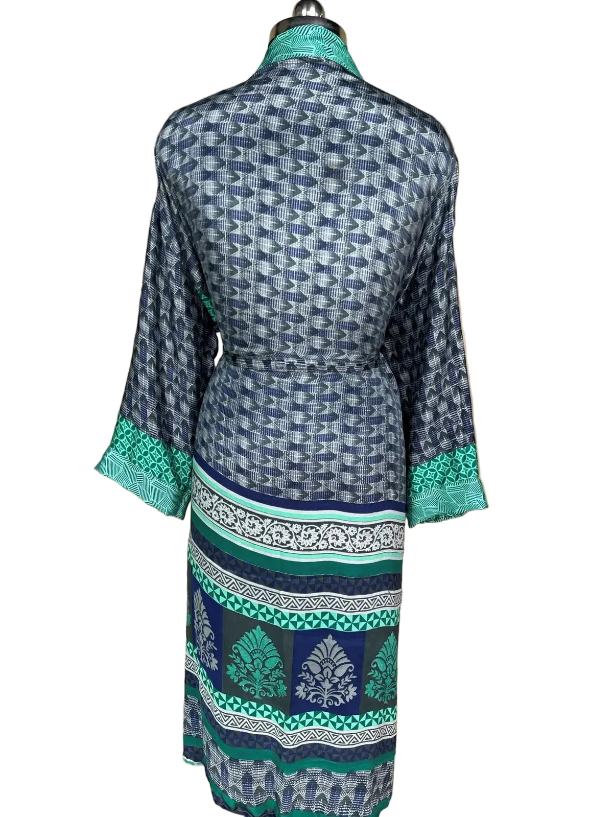 Recycle Silk Women Kimono Beach Spa Cover up