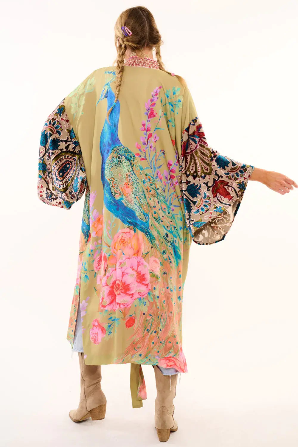 Fantasy Kimono: Vintage Olive / One Size