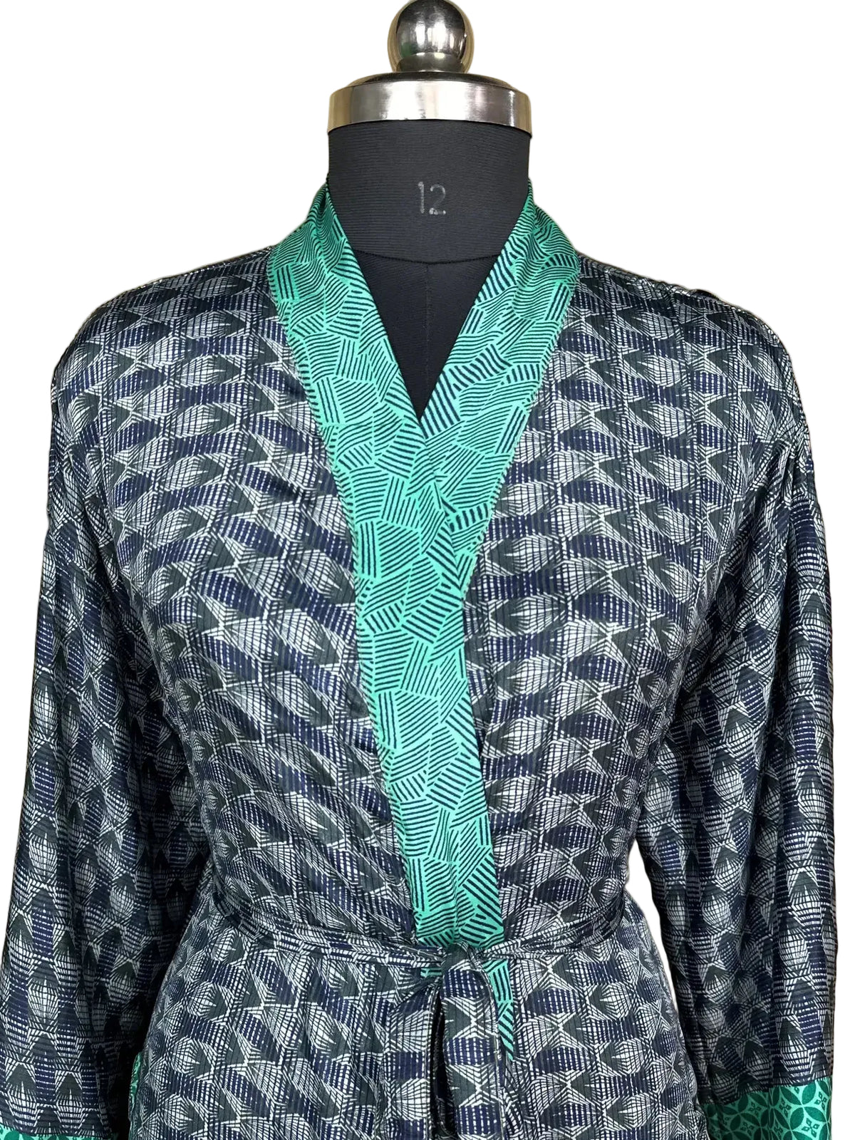 Recycle Silk Women Kimono Beach Spa Cover up