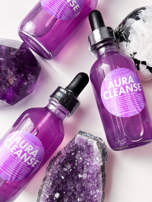 Aura Cleanse -  Bath & Body Oil (Crystal-Infused)