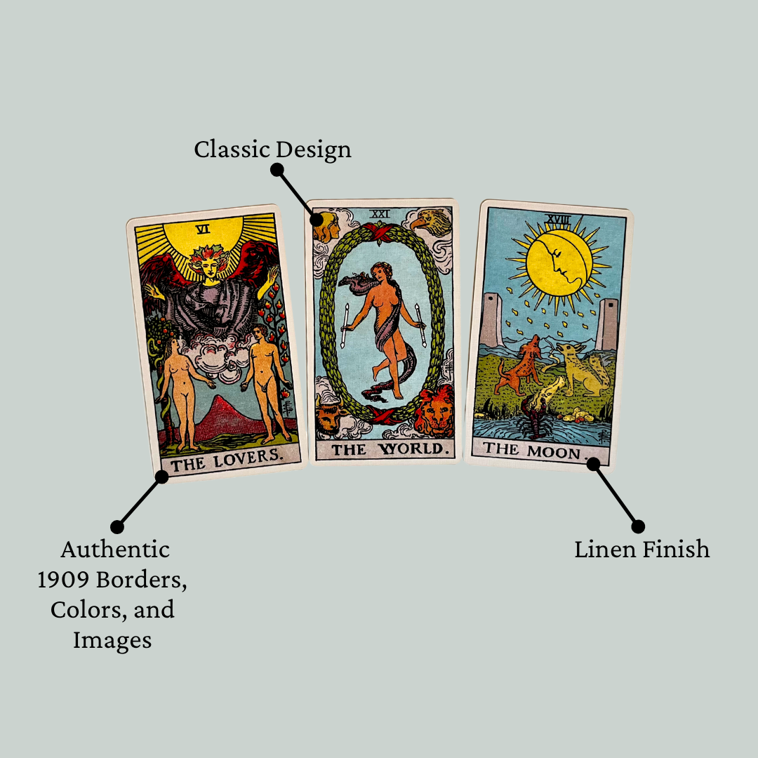 Classic 1909 Tarot Deck & Guide- Reprint