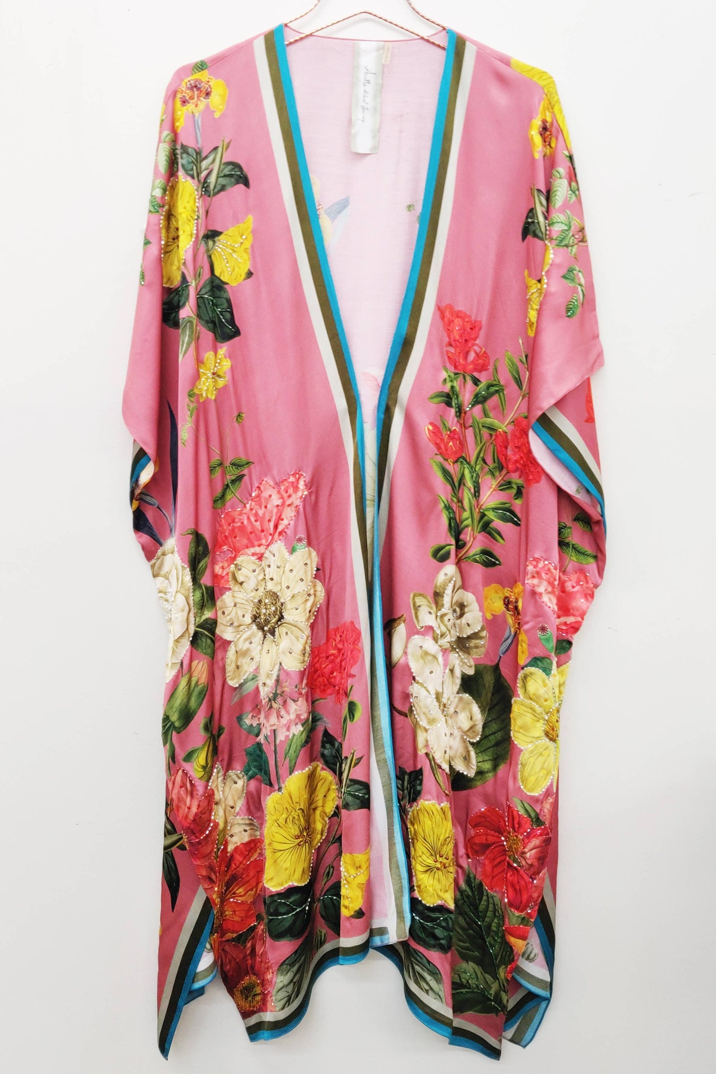 My Valentine Kimono: Dusty Rose Floral / One Size