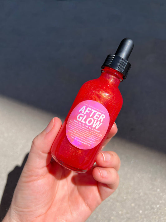 Afterglow - 2 oz Bath & Body Oil (Crystal-Infused)