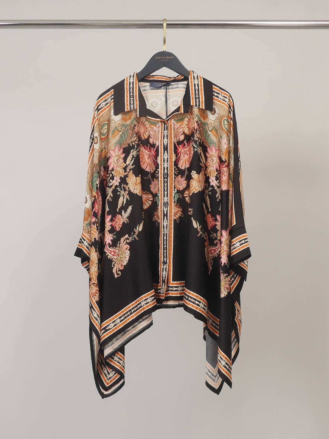 Satin shirt  Black
