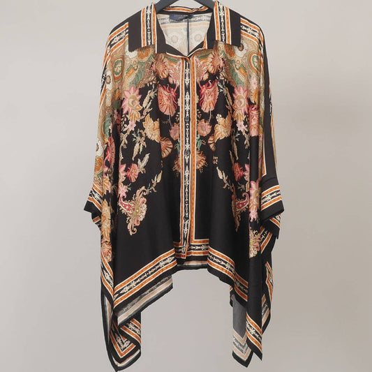 Satin shirt  Black