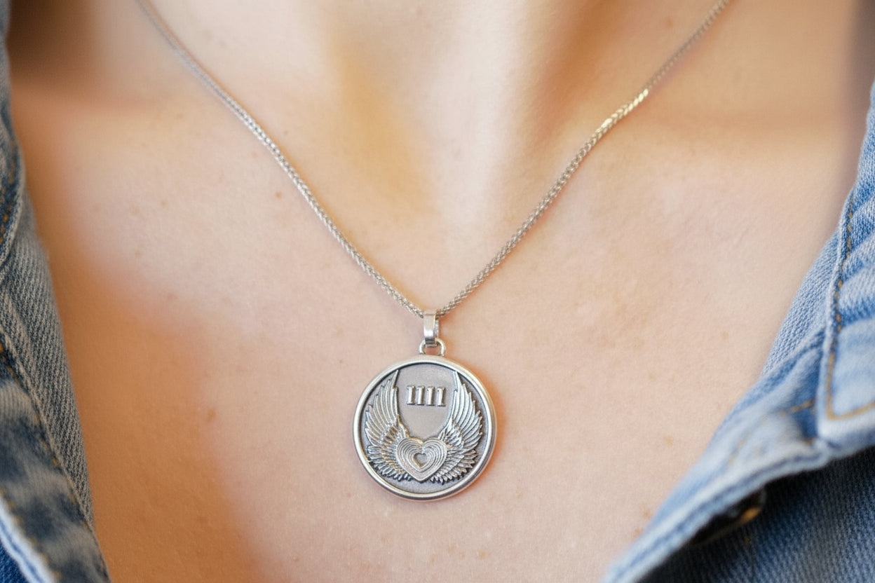 My Archetype 1111 ANGEL STERLING SILVER MEDALLION & CHAIN