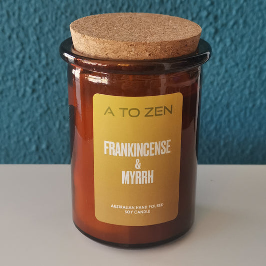 Frankincense & Myrrh Soy Candle -Small