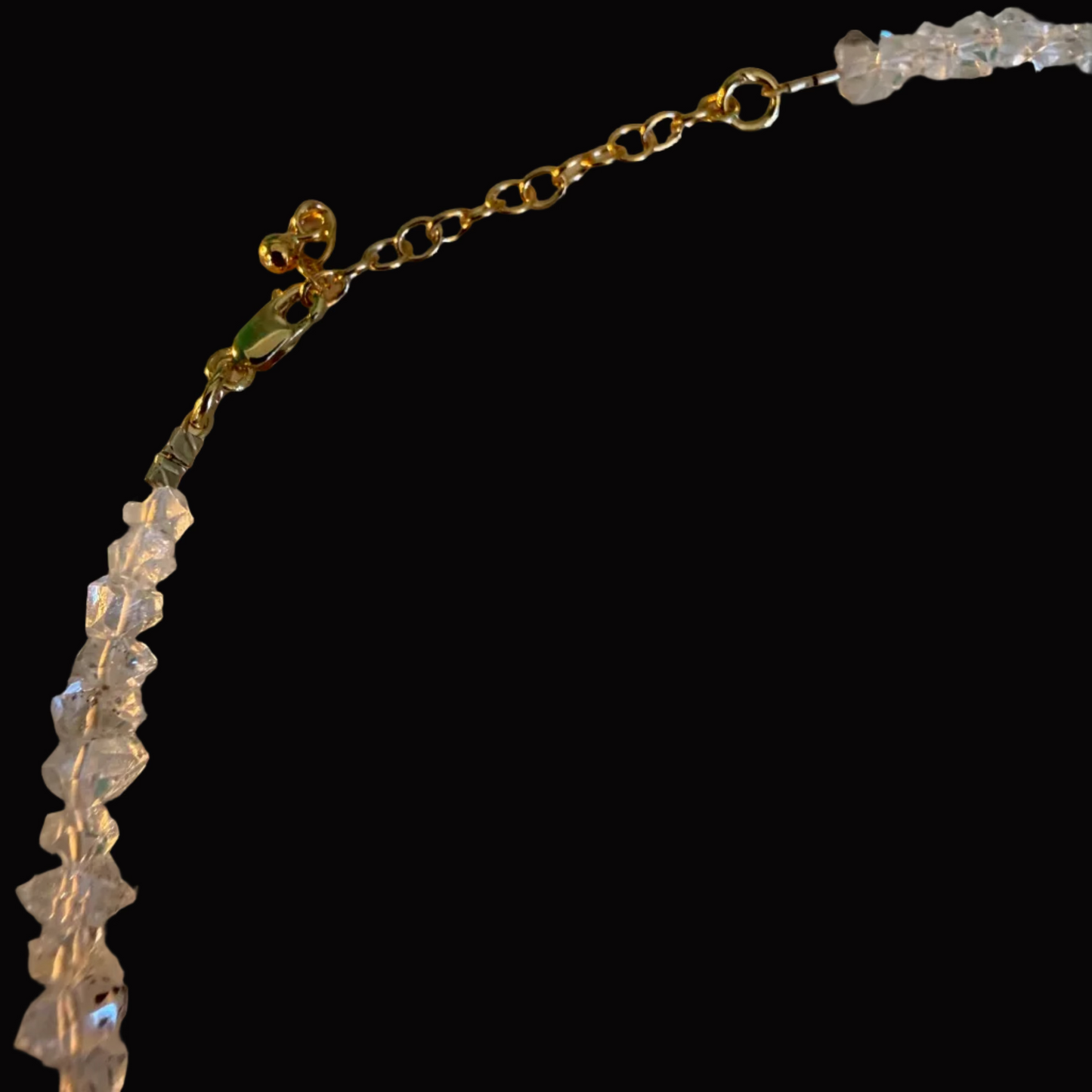 Axis of Light II — Herkimer Diamond Necklace, 18ct Gold Vermeil- My Archetype