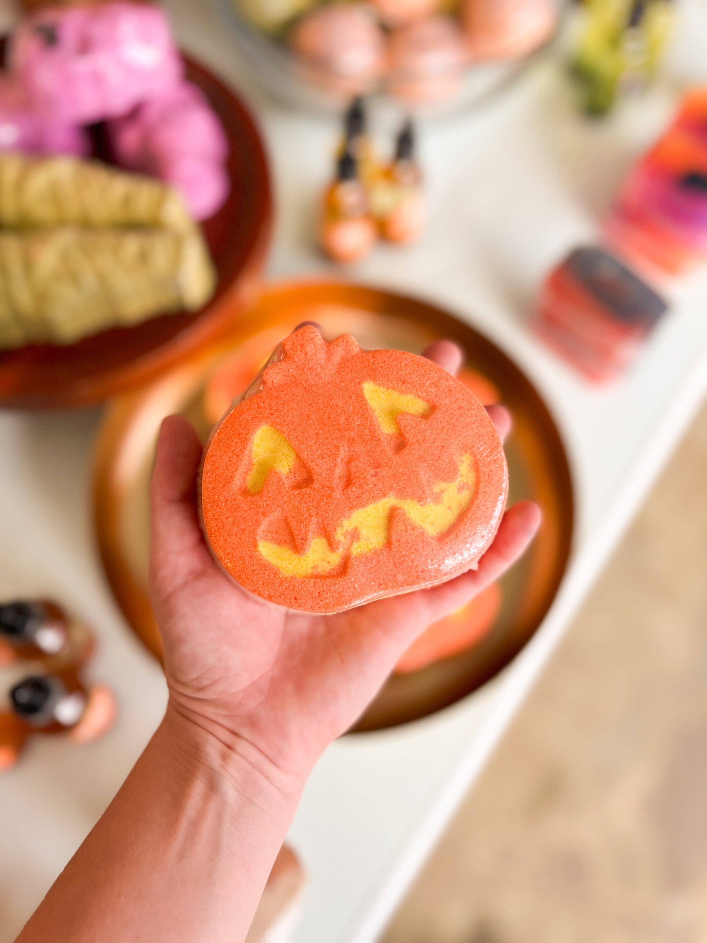 JACK-O-LANTERN | Fall Inspired Crystal Infused Bath Bomb