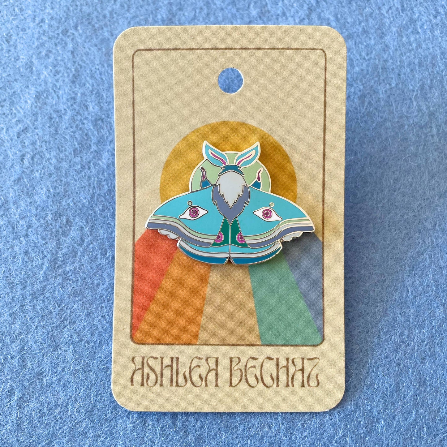 Lapel Pin - Frost Moth 