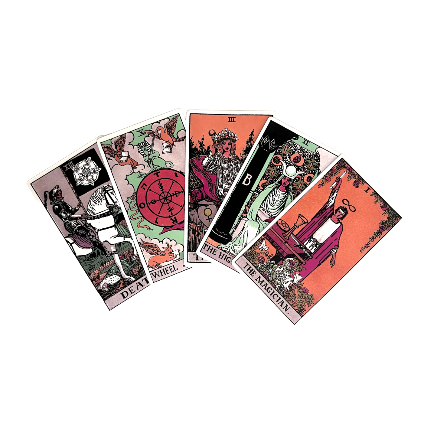 Pastel Tarot Deck & Guide | Classic RW Tarot Design
