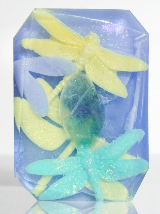 Social Dragonfly (Gemini) - 7oz Zodiac Crystal Bar Soap