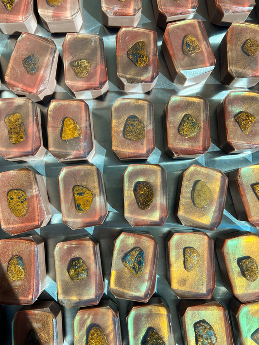 CINNAMON AURA | Crystal Infused Handmade Soap