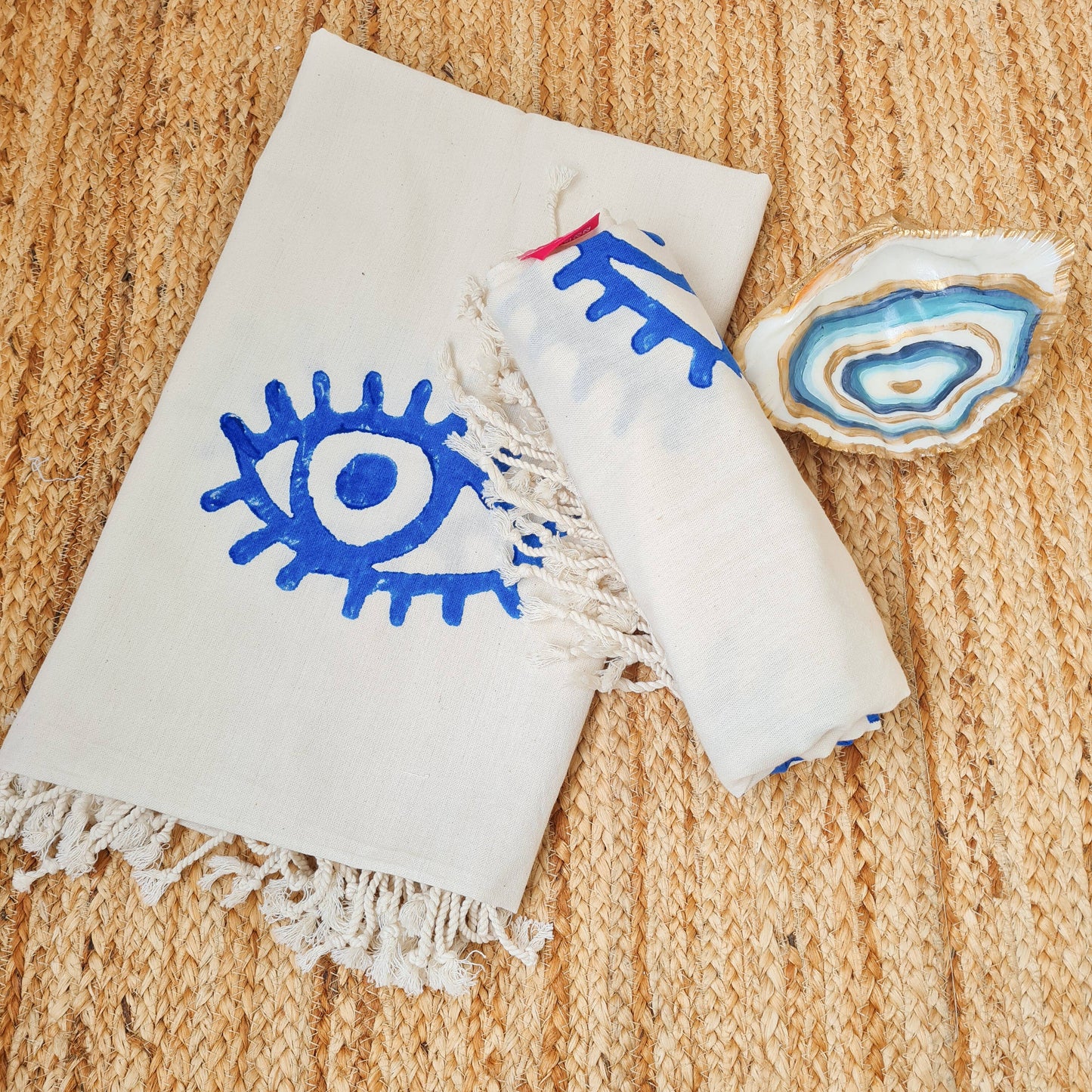 Evil Eye Bath/Beach Towel