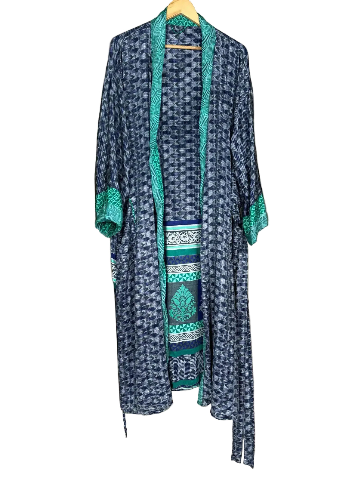 Recycle Silk Women Kimono Beach Spa Cover up