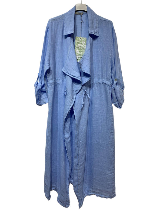 Trench Coat  100% LINEN SPRING SUMMER CLOTHING