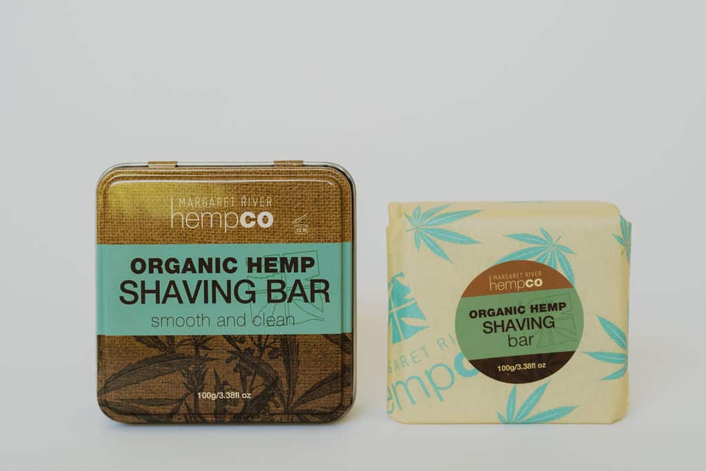 Hemp Shaving Bar: Tin & Bar