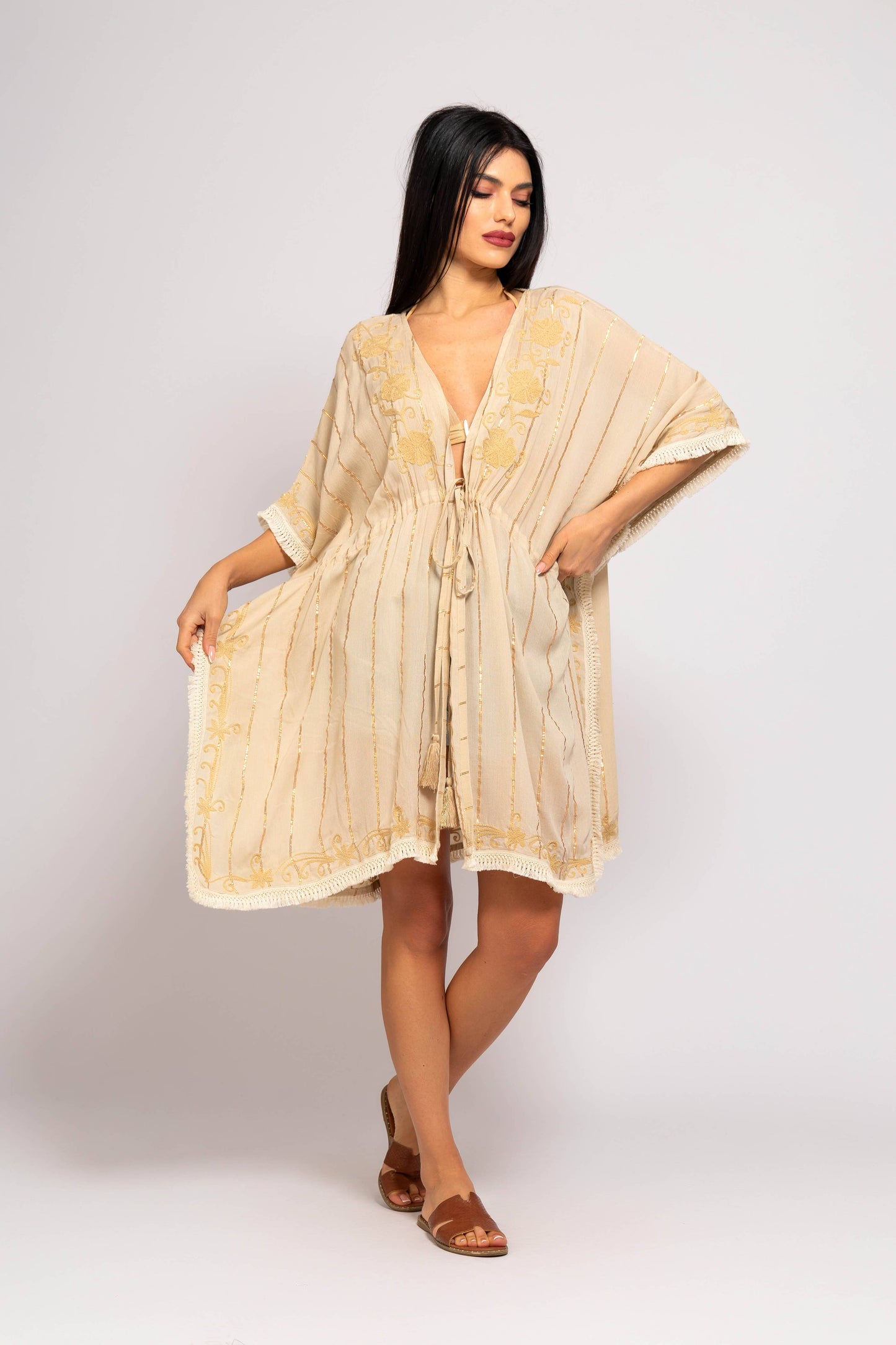 RESORT/BEACH KAFTAN COVER UP: One Size