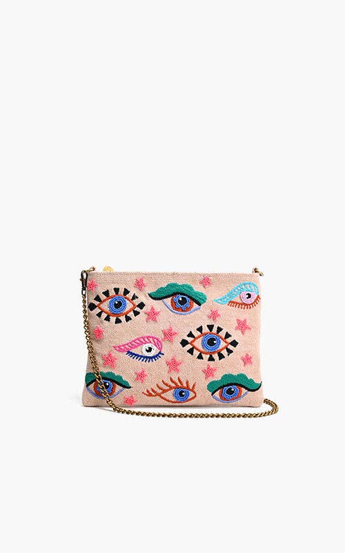 Mystic Gaze Pink Clutch