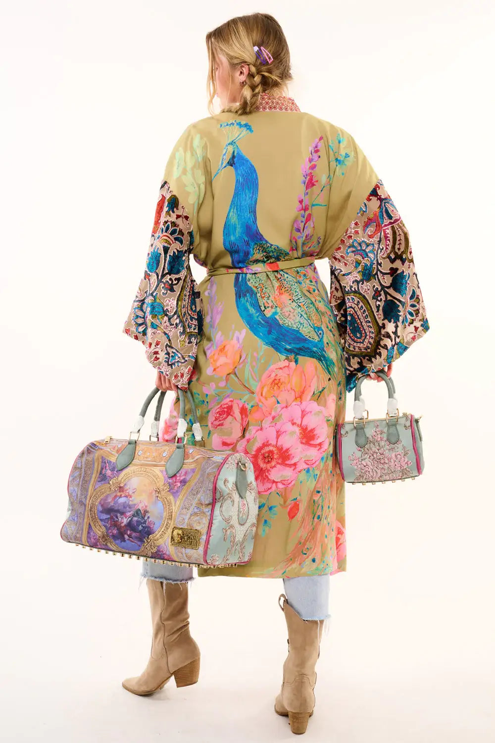 Fantasy Kimono: Vintage Olive / One Size