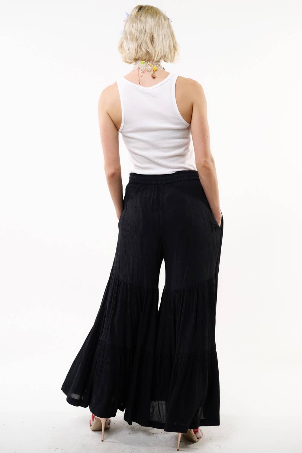 Dream Palazzo Pants : Black