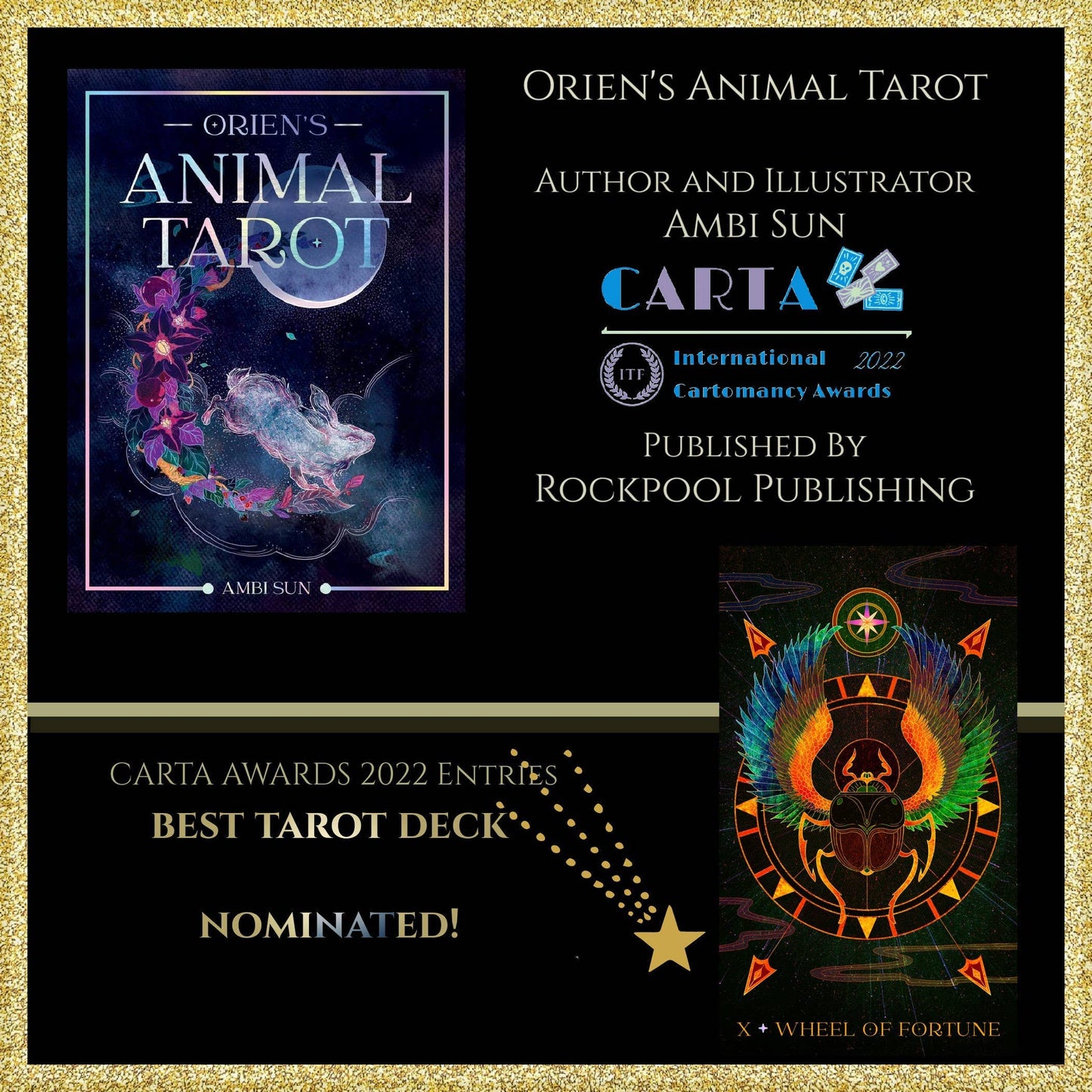 Orien's Animal Tarot: 78 Card Deck and 144 Page Book