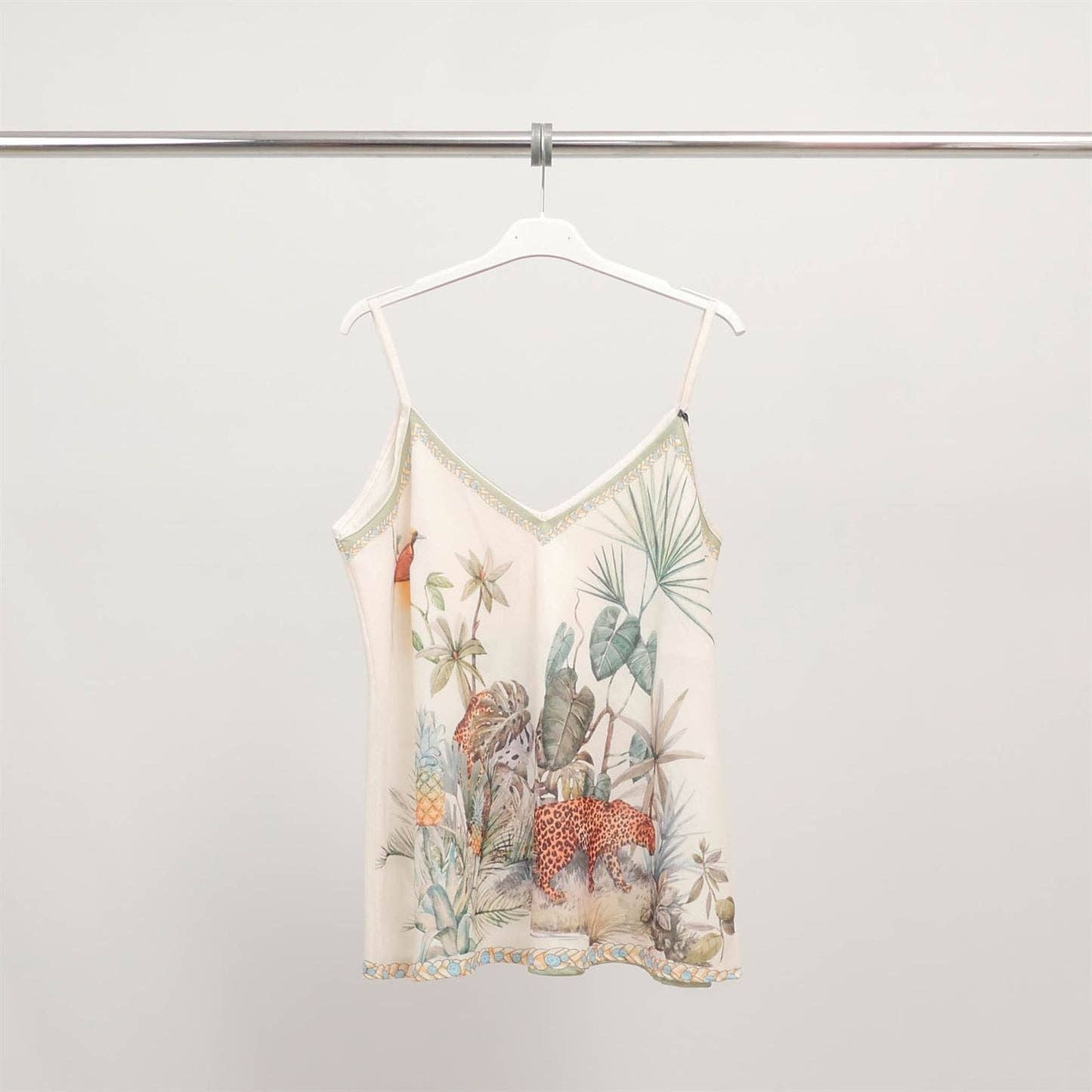 Circus Print Tank Top Blue- 12 to 14
