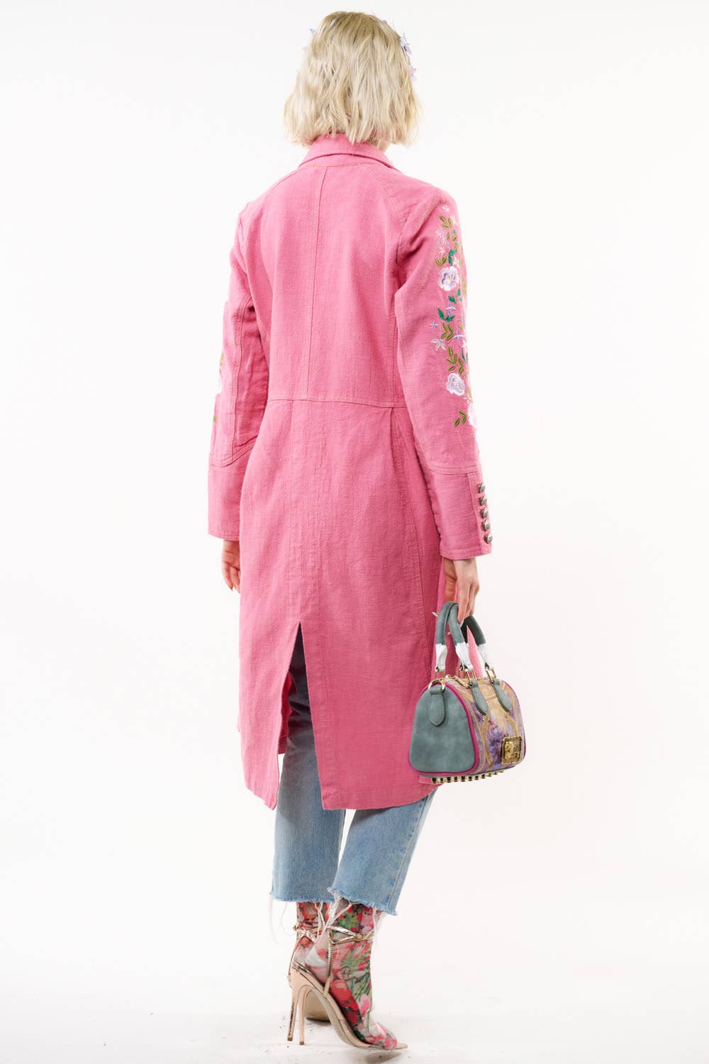 Pink City Coat: Rose / XS